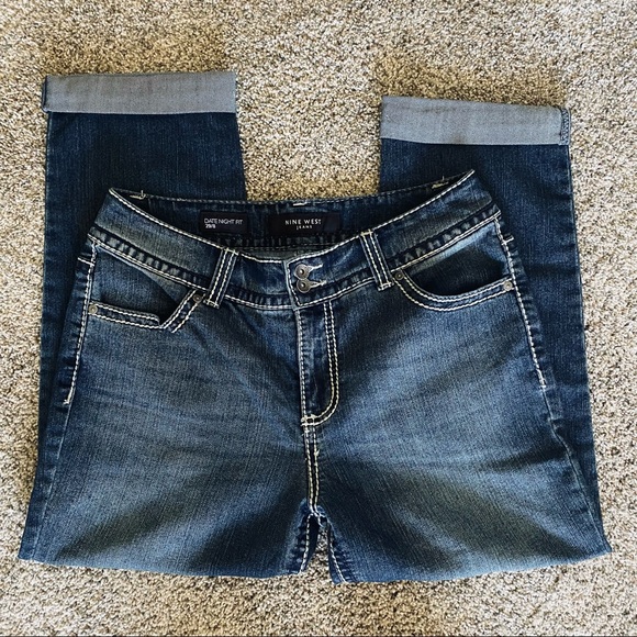 Nine West Jeans Date Night Fit cropped denim jeans - Picture 6 of 8